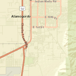 Alamogordo Street Map