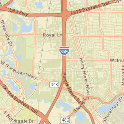 9545 Denton Drive Dallas TX 75220 Street Map