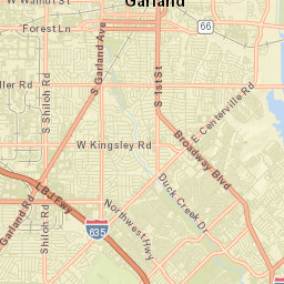 Garland Street Map