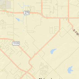 Rockwall County Street Map