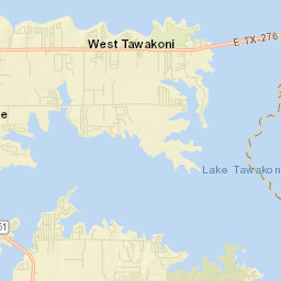 West Tawakoni Street Map