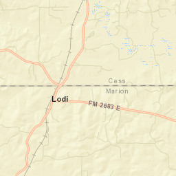 Fisher Road, Jefferson, TX 75657, USA Street Map
