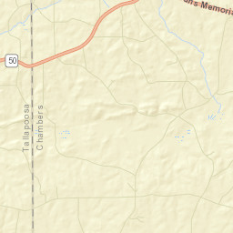 Culebra Alabama Street Map