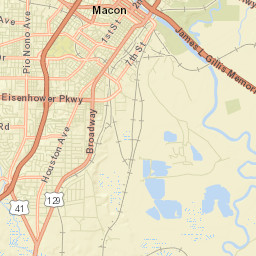 Macon Street Map