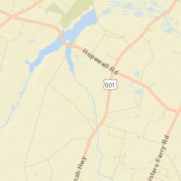 Hampton County Street Map