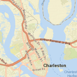 Charleston Street Map