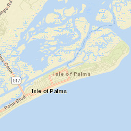Isle of Palms Street Map