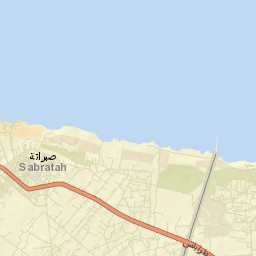 Şabrātah Street Map