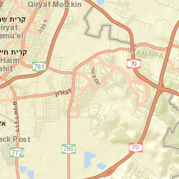 Qiryat Ata Street Map