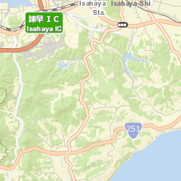 Isahaya Street Map