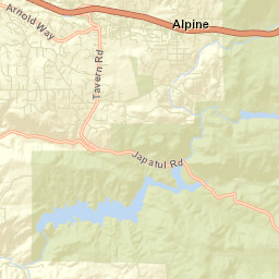 The Willows California Street Map