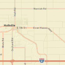 Rico California Street Map