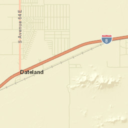 Dateland Arizona Street Map