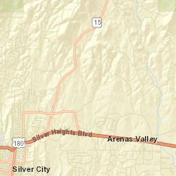 Silver City Street Map