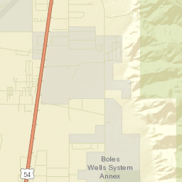 Boles Acres Street Map