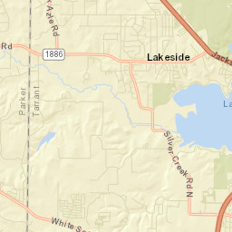 Lakeside Street Map