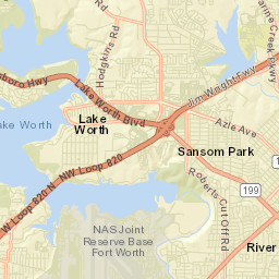 River Oaks Street Map