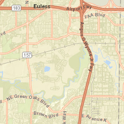 Euless Street Map