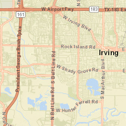4956-5184 W Airport Fwy, Irving, TX Street Map