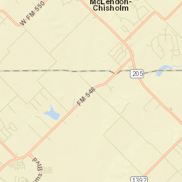 McLendon-Chisholm Street Map