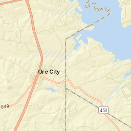 Ore City Street Map
