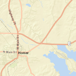 Homer Street Map