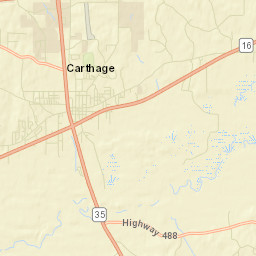 Leake County Street Map