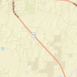 Neshoba County Street Map