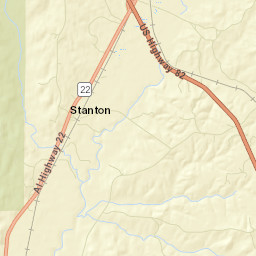 Dixie Alabama Street Map