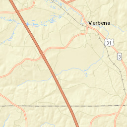 Pyron Alabama Street Map