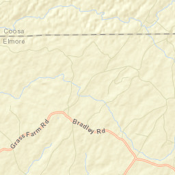 Weoka Alabama Street Map