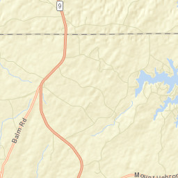 Falkner Alabama Street Map