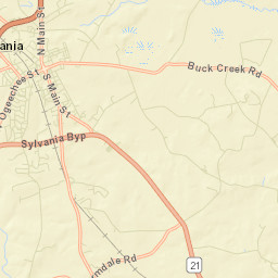 Sylvania Street Map