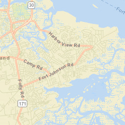Charleston County Street Map