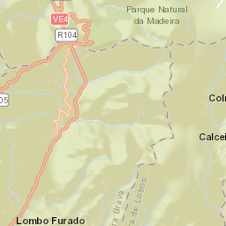 Curral das Freiras Street Map