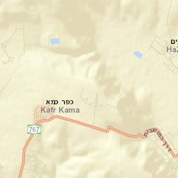 Kafr Kammā Street Map