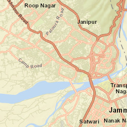 Jammu Street Map
