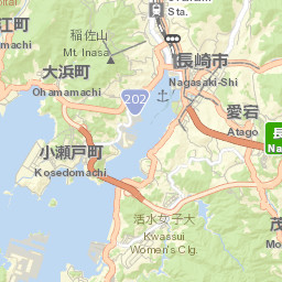 Nagasaki Street Map