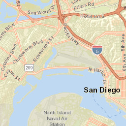 La Playa California Street Map