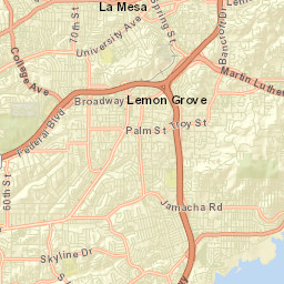South Encantato California Street Map
