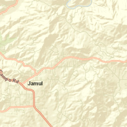 North Jamul California Street Map