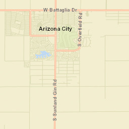 Arizona City Arizona Street Map