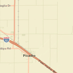 Picacho Arizona Street Map