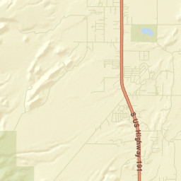 Cactus Flat Arizona Street Map