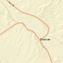 Duncan Arizona Street Map
