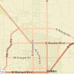 Hobbs Street Map
