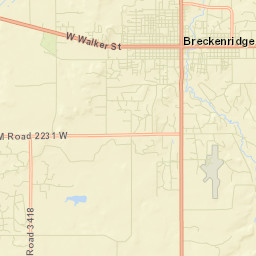 308-398 West 3rd Street, Breckenridge, TX Street Map