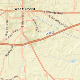 101 West Church Street, Weatherford, TX  Street Map