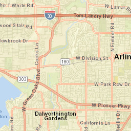 Pantego Street Map