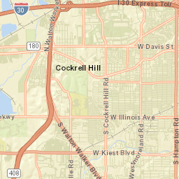 Cockrell Hill Street Map